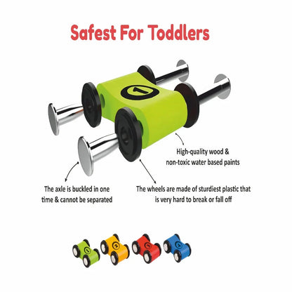 Open Ended Rolling Ramp Racers - Jaiman Toys