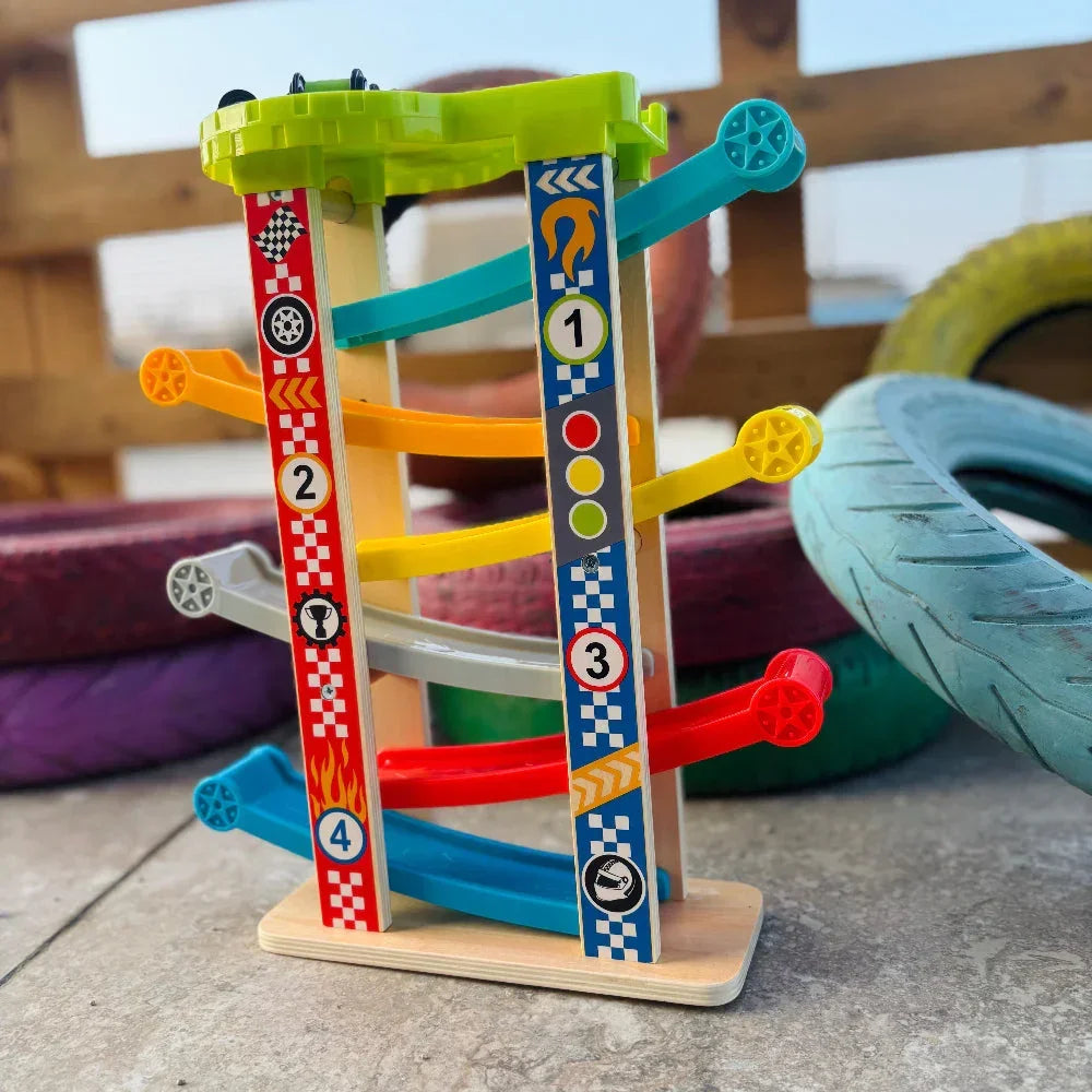 Open Ended Rolling Ramp Racers - Jaiman Toys