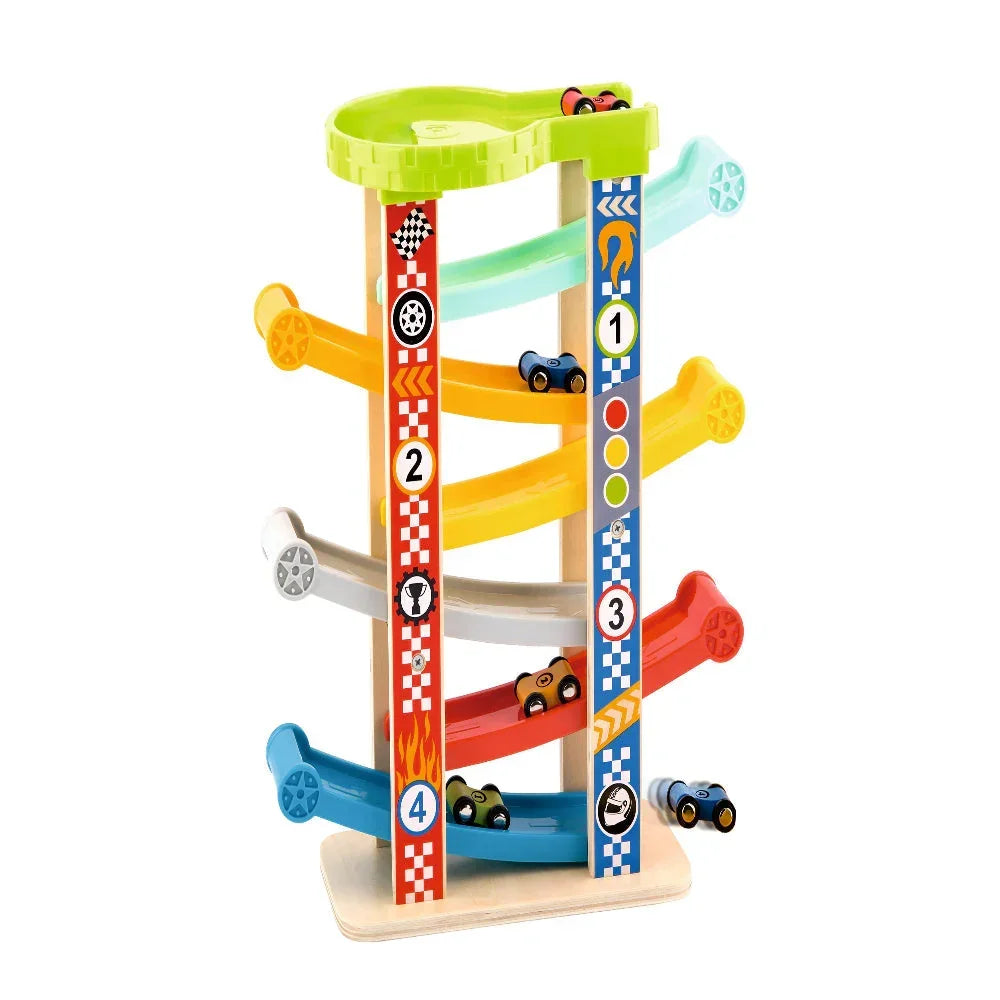 Open Ended Rolling Ramp Racers - Jaiman Toys
