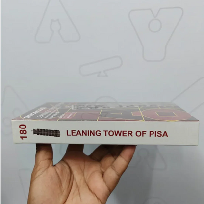 Piececool 3D Metal Puzzle Leaning Tower of Pisa Architecture Model – 127 Pieces – Difficulty Level 4 – Stainless Steel DIY Model Kit- Age 14+