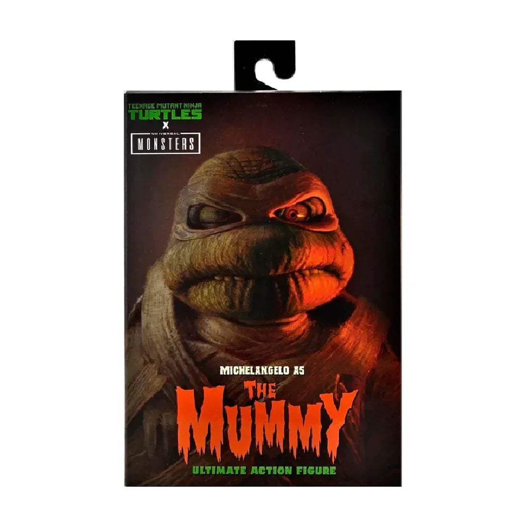 Michelangelo as The Mummy action figure box, Teenage Mutant Ninja Turtles x Monsters series