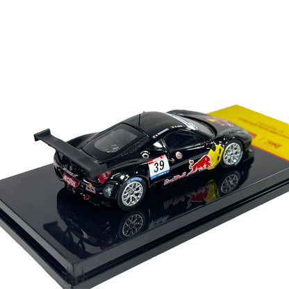 Tarmac Works 1:64 Ferrari 458 Italia GT3 2011 GT Tour #39 Diecast Model Car – Red Bull Racing Livery Collectible