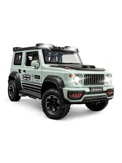 Joy Junction 1:24 Suzuki Jimny Off-Road Diecast Model – Openable Doors, Pull-Back Action Lights & Sound with 4 variation (JJ269)