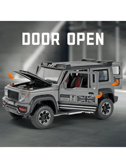 Joy Junction 1:24 Suzuki Jimny Off-Road Diecast Model – Openable Doors, Pull-Back Action Lights & Sound with 4 variation (JJ269)