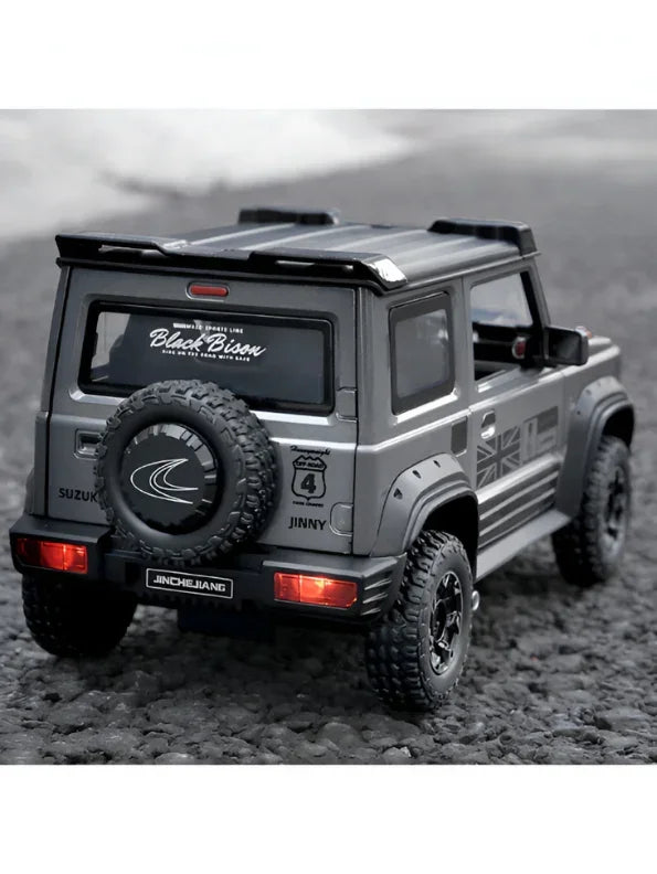 Joy Junction 1:24 Suzuki Jimny Off-Road Diecast Model – Openable Doors, Pull-Back Action Lights & Sound with 4 variation (JJ269)