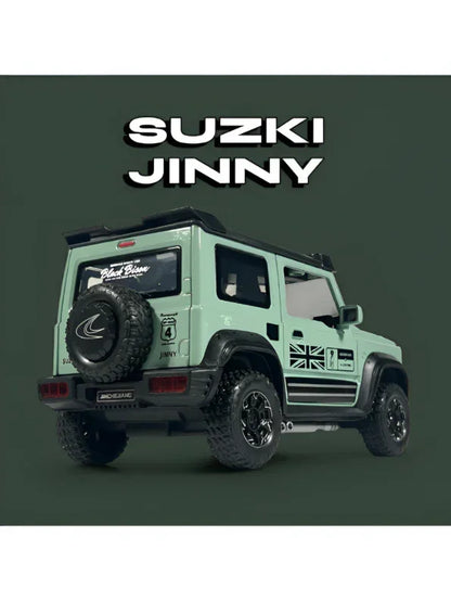 Joy Junction 1:24 Suzuki Jimny Off-Road Diecast Model – Openable Doors, Pull-Back Action Lights & Sound with 4 variation (JJ269)