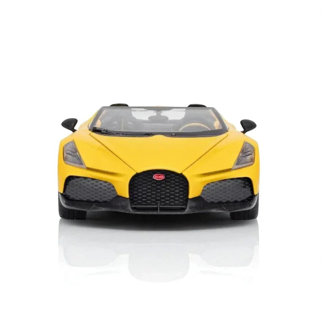 Joy Junction 1:24 Bugatti Mistral Yellow Scale – Premium Diecast Model Car - Jaiman Toys