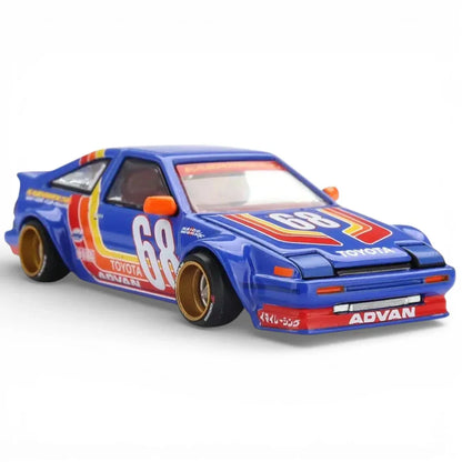 Kaido House x Mini GT 1:64 Toyota AE86 Sprinter Trueno Kaido Racing V1 Diecast Model Car (KHMG196)