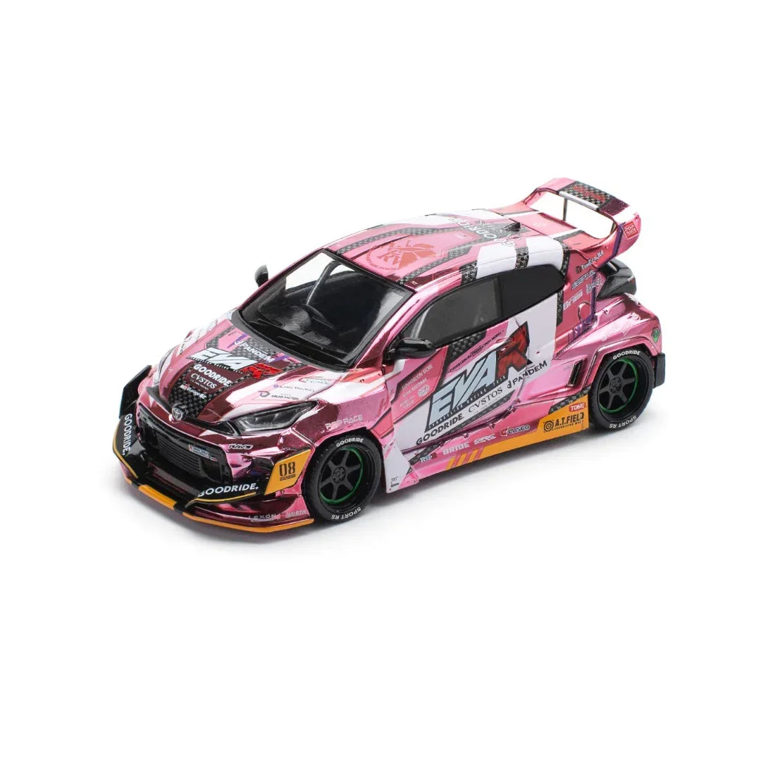 POP RACE  1:64 EVA RT Type-08 Goodride GR Yaris | Custom Racing Edition Diecast Model Car