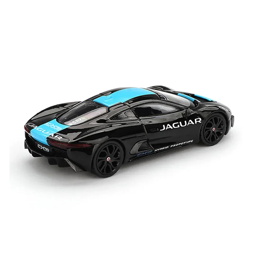 Mini GT  LB-WORKS Ford Mustang – Triple Yellow MGT01077-BL+Jaguar C-X75 Black LHD Diecast Car Model