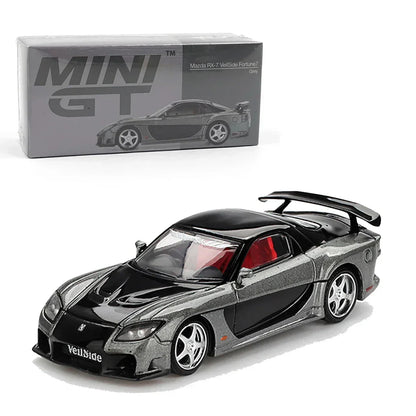 Mini GT 1:64 Racing Duo Diecast Set – Roxy Porsche 911 GT3 R #77 IMSA 2024 + VeilSide Mazda RX-7 Widebody Collectibles