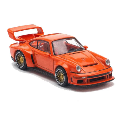 POP Race 1:64 Singer DLS Turbo Track Orange – Diecast Model Car