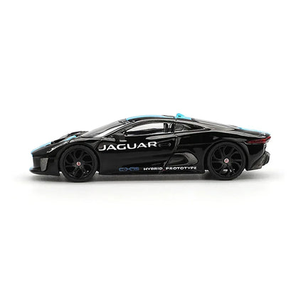 Mini GT 1:64 Jaguar C-X75 Black + NISSAN Z VEILSIDE FFZ400 GOLD CHROME Diecast Scale Model Car