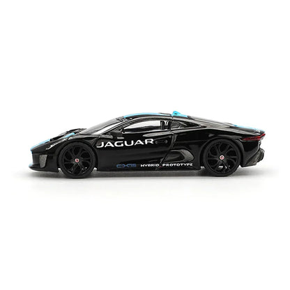 Mini GT  LB-WORKS Ford Mustang – Triple Yellow MGT01077-BL+Jaguar C-X75 Black LHD Diecast Car Model