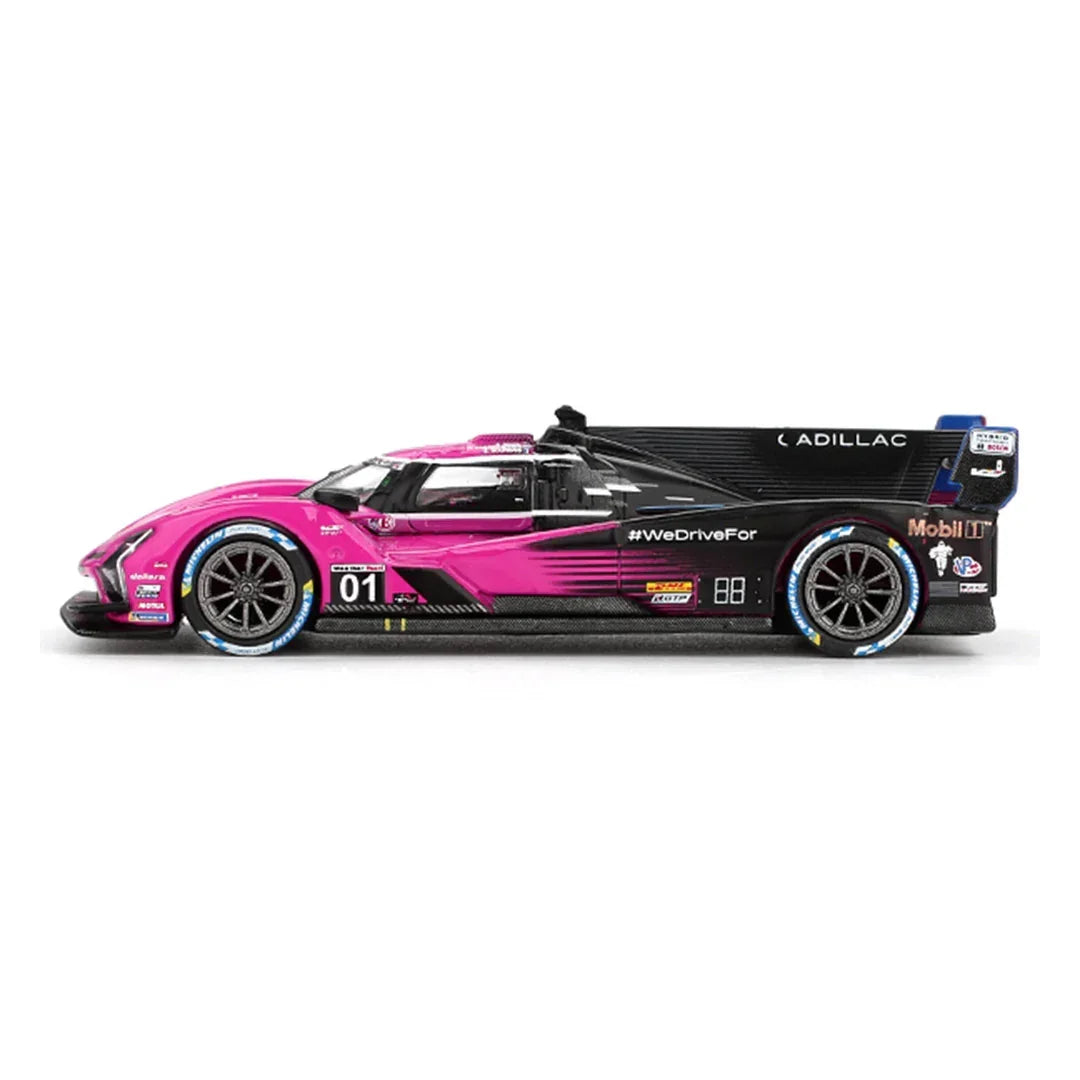 Mini GT 1:64 Cadillac V-Series.R #01 Cadillac Racing 2024 IMSA Petit Le Mans – Diecast Scale Model Car Collectible