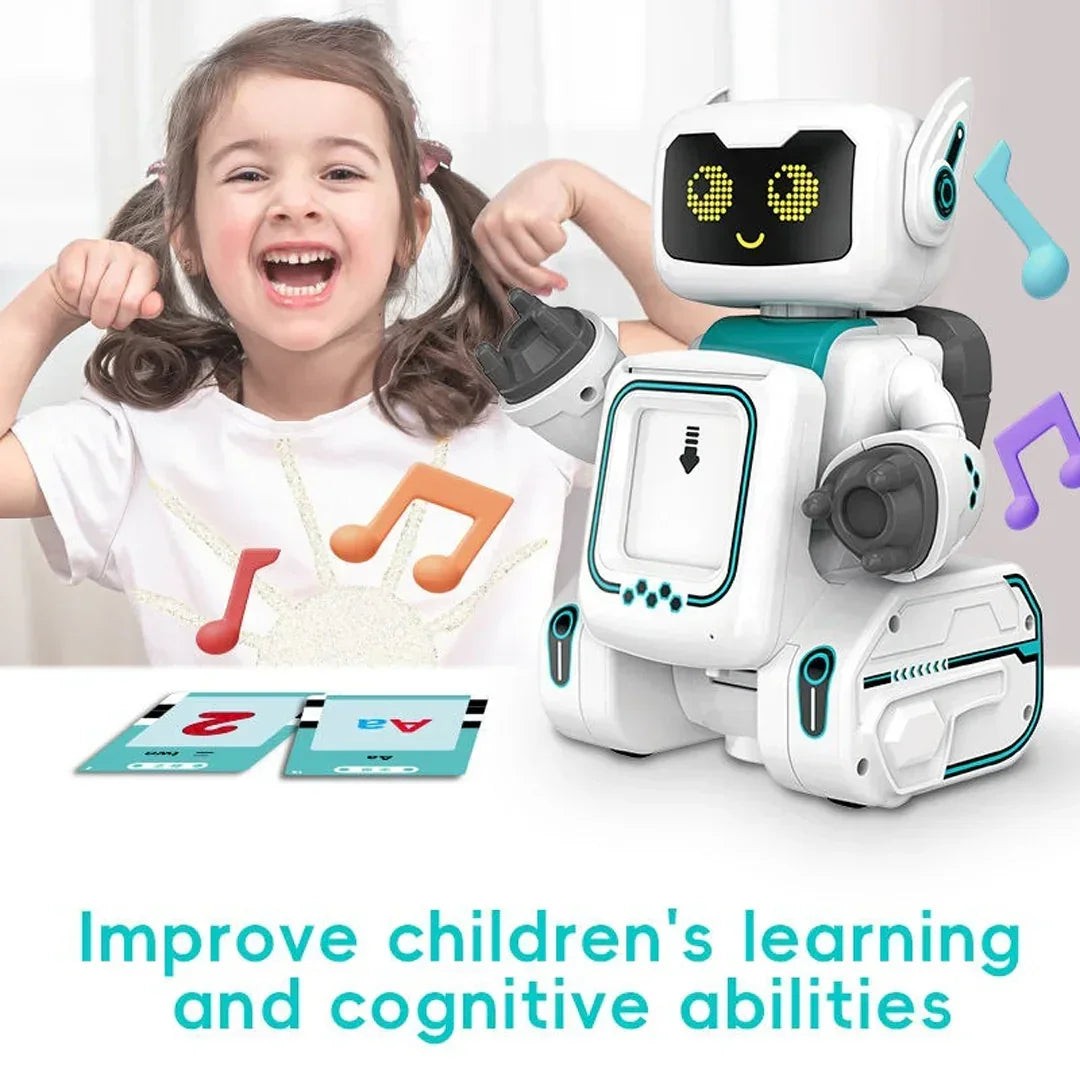 Flash Card Puzzle Robot – 72 Cards & 144 Learning Topics for Kids - Jaiman Toys