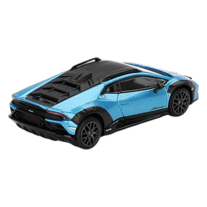Mini GT #807: Lamborghini Huracán Sterrato Blu Aegir 1:64 - Jaiman Toys