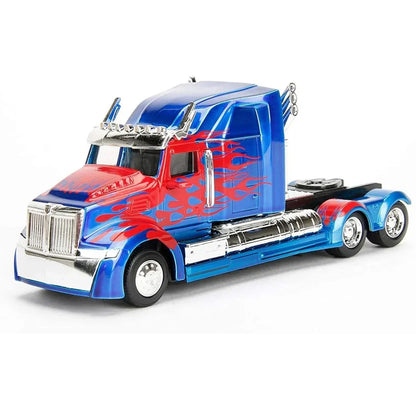 Jada Transformers Western Star 5700XE Optimus Prime 1:32 Scale Model  – Die-Cast Model Truck