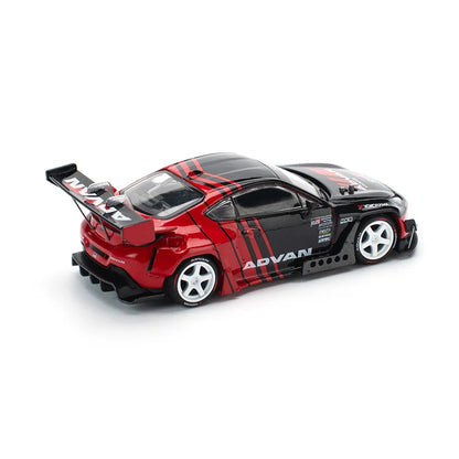 Poprace 1:64 Pandem GR86 Advan – Widebody JDM Diecast Model Car
