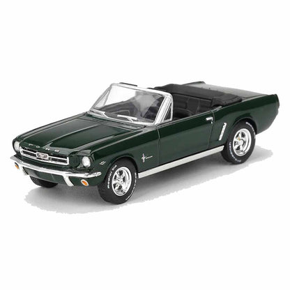 Mini GT 1/64 Ford Mustang Convertible 1964 Highland Green LHD Diecast Scale Model Car