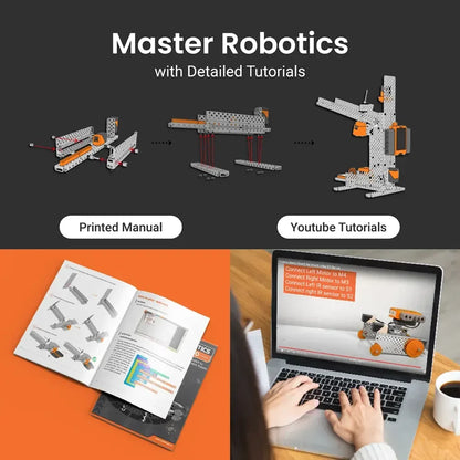 Avishkaar Robotics Pro Kit | 200-in-1 Advanced STEM & Coding Kit for Ages 12+