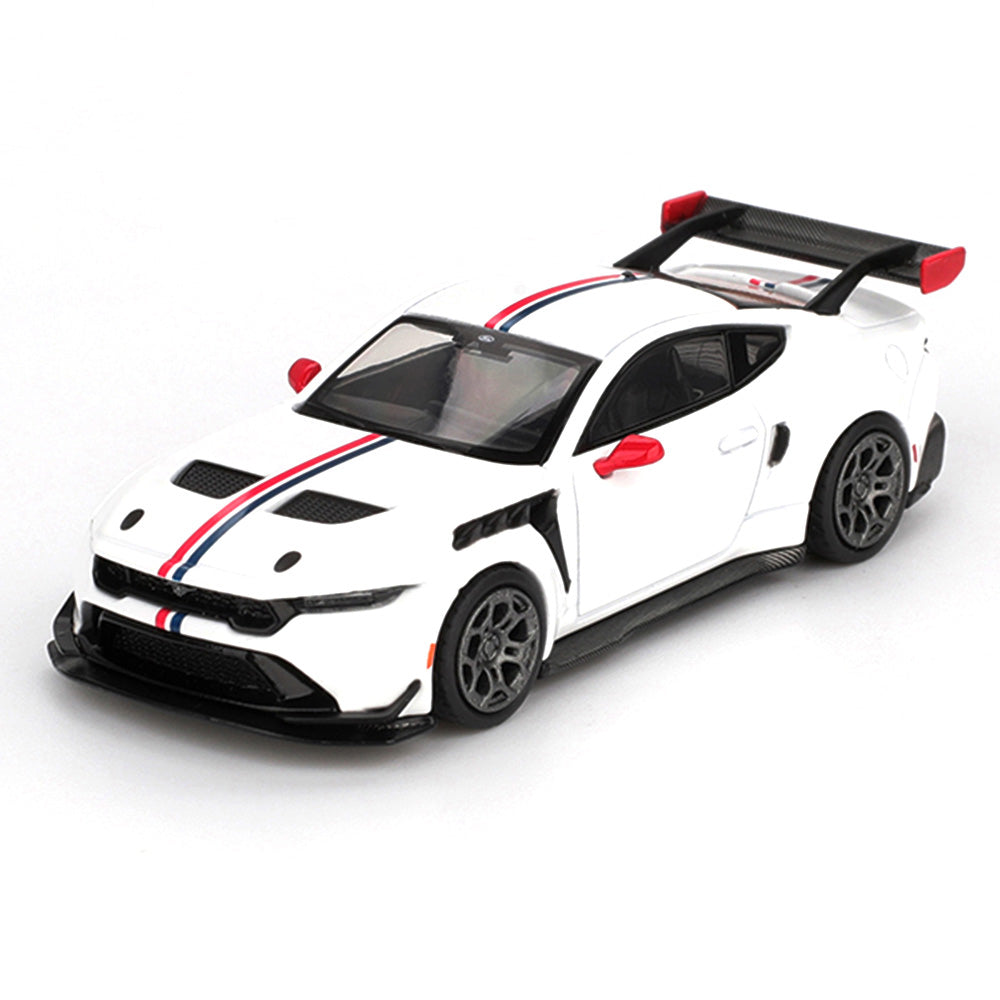 Mini GT 1:64 Ford Mustang GTD Spirit of America Die-Cast Model Car | Premium Collectible Ford Performance Model