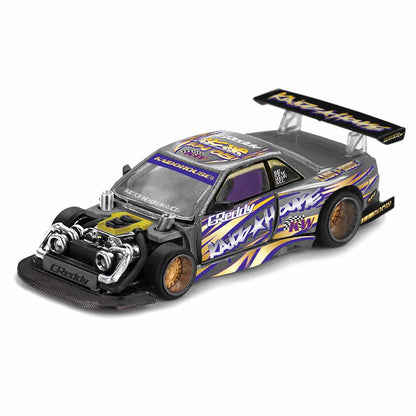 Kaido House x MINI GT 1:64 Nissan Silvia S13 R Kaido Drift V1 Limited Edition Die-Cast Model Car