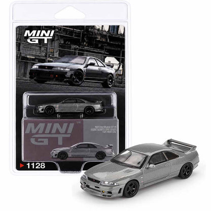 MINI GT 1:64 (Blister Pack) Nissan Skyline GT-R NISMO BCNR33 CRS Version Dark Metal Gray