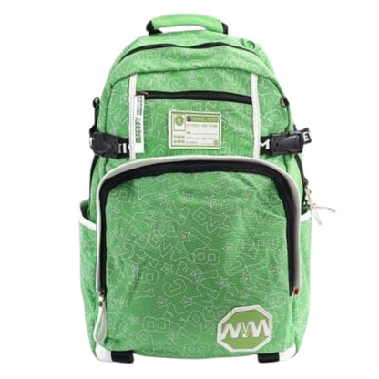 Kids School Backpack – Lightweight Ergonomic School Bag with Multiple Compartments, Padded Straps & Bottle Pocket (Green)