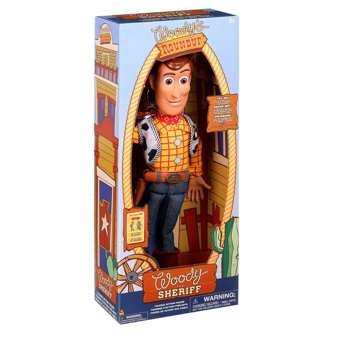 Toy Story Pull String Woody 16 in. Talking Figure - Disney Exclusive Age 4+ - Jaiman Toys