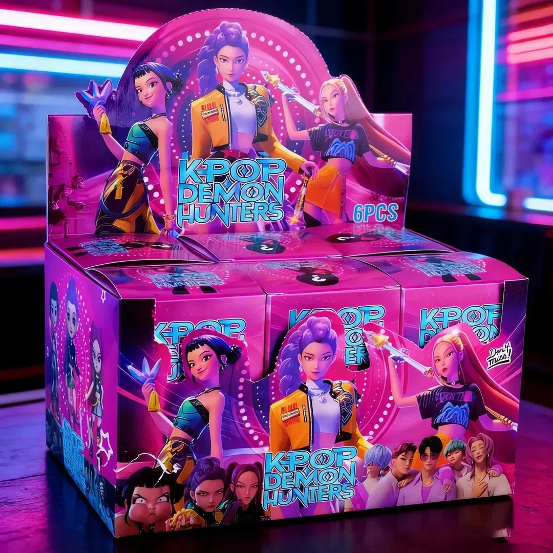 K-Pop Demon Hunters Collectible Figure – Anyone Blind Box (Mystery) | Anime-Style Action Figure | Mystery Toy for Kids & Collectors-1 Piece Random