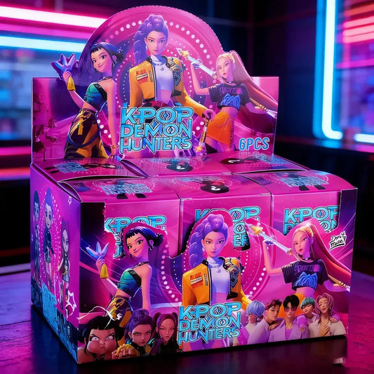 K-Pop Demon Hunters Collectible Figure – Anyone Blind Box (Mystery) | Anime-Style Action Figure | Mystery Toy for Kids & Collectors-1 Piece Random