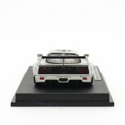 Ghost Player 1:64 Scale LBWK Ferrari F40 #58 White Racing Diecast Metal Car | Liberty Walk Widebody Collector Model