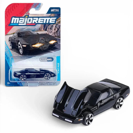 Majorette Street Cars  Vintage Chevrolet Corvette 1990 ZR-1 - Black
