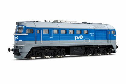 HANFIY 96420 HO Scale Russian M62 Diesel Locomotive – Power Train Model 1:87 Realistic Railway Engine