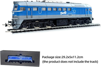 HANFIY 96420 HO Scale Russian M62 Diesel Locomotive – Power Train Model 1:87 Realistic Railway Engine