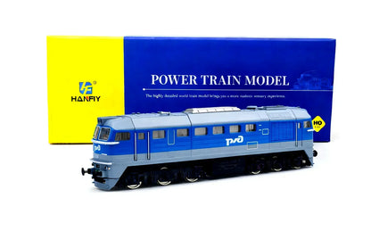 HANFIY 96420 HO Scale Russian M62 Diesel Locomotive – Power Train Model 1:87 Realistic Railway Engine
