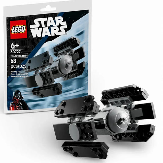 LEGO® 30727 Star Wars™ TIE Advanced™ Mini-Build | 68-Piece Building Toy | Ages 6+