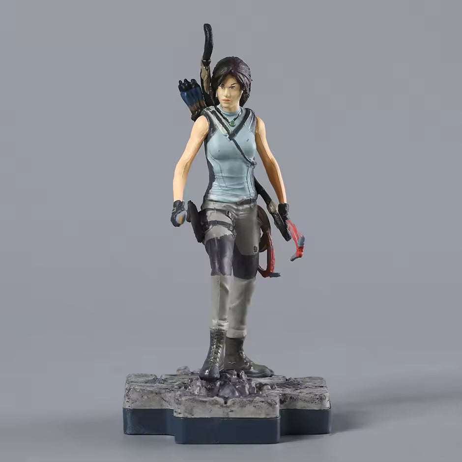 (Damage Box) TOTAKU Collection Lara Croft Figure No.30 – Shadow of the Tomb Raider Collectible Gaming Figure (6+)- 10CM
