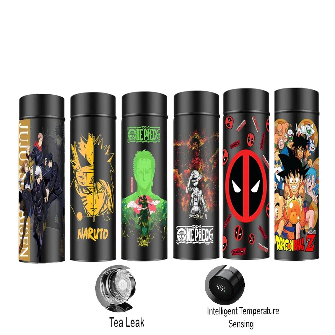 ChillSip Thermos Water Bottle | Water Bottle with LED Temperature Display | Stainless Steel Perfect for Hot & Cold Drinks (1 Pc) Vol- 500 ml - Jaiman Toys