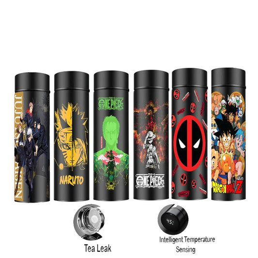 ChillSip Thermos Water Bottle | Water Bottle with LED Temperature Display | Stainless Steel Perfect for Hot & Cold Drinks (1 Pc) Vol- 500 ml - Jaiman Toys
