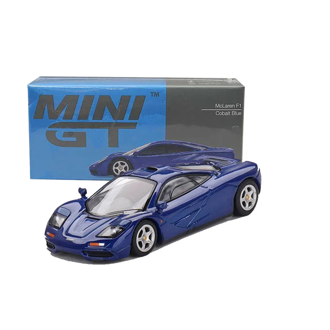 Mini GT MGT00629 SCALE 1:64 McLaren F1 - Cobalt Blue - Jaiman Toys