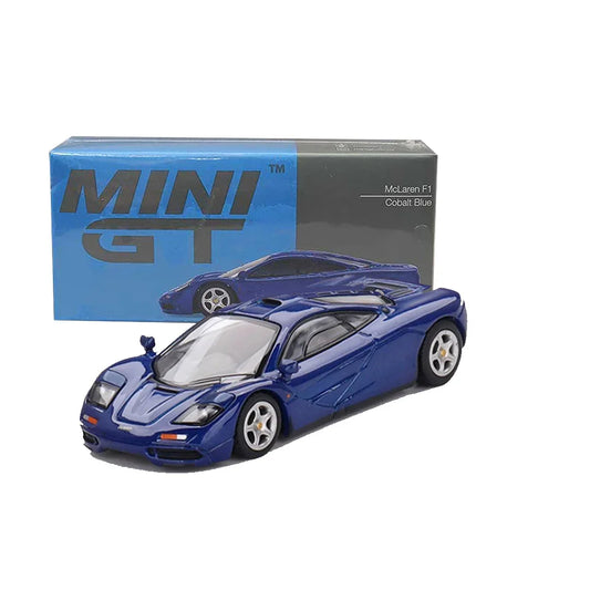 Mini GT MGT00629 SCALE 1:64 McLaren F1 - Cobalt Blue - Jaiman Toys