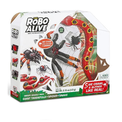 Robo Alive Giant Tarantula by ZURU – Creepy Crawling Fun with Web Slime! Perfect Prank Toy for Kids &amp; Teens - Jaiman Toys