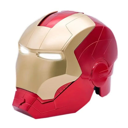 Iron Man LED Helmet Mask – Light-Up Eyes, 22” Ultimate Role-Play Costume for Kids & Adults - Jaiman Toys