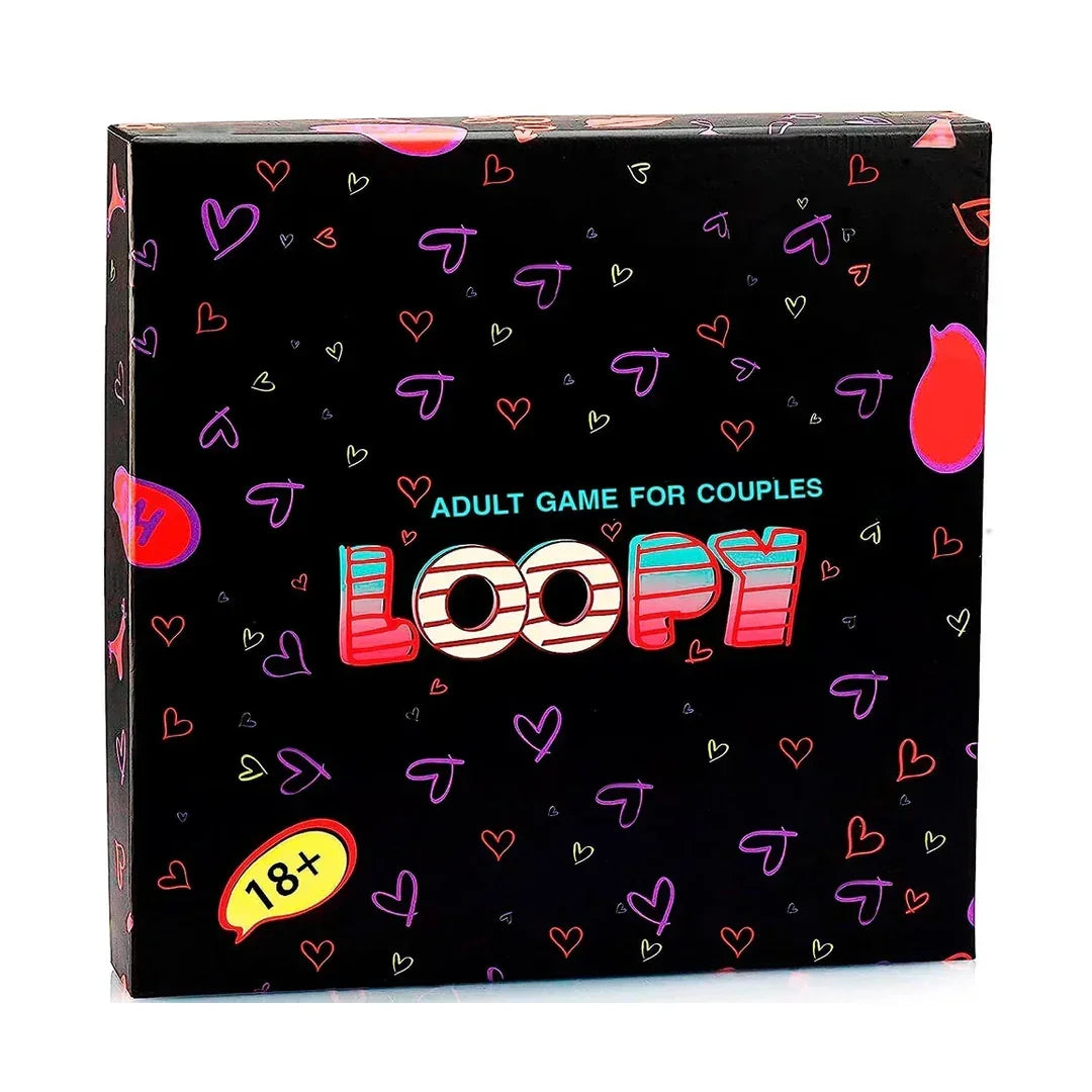 Loopy Adult Board Game for Couples (18+) – Fun Romantic Card & Spinner Game - Jaiman Toys