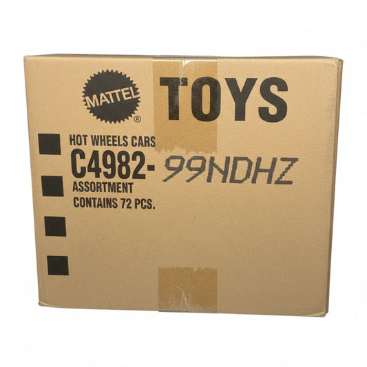 Hot Wheels C4982-99NDHZ Assorted Diecast Cars Box (72 Pieces) – Original Mattel Master Carton Bulk Toy Cars