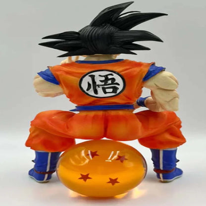 Ultimate Action Figure - Son Goku Sitting Pose 20cm Dragon Ball Action Figure | Premium Anime Collectible Model Toy HW - Jaiman Toys