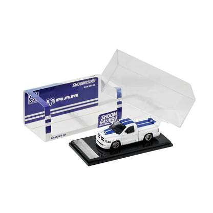 Shoom64 Models 1:64 Dodge Ram SRT-10 Pickup Truck Diecast Model Car | White & Black Colour Variants