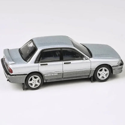 PARA64 1:64 1988 Mitsubishi Galant VR-4 Grace Silver RHD Diecast Model – Classic AWD Rally Sedan
